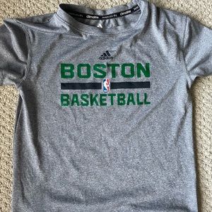 Nike youth size 7 Boston Celtics dri-fit tee shirt